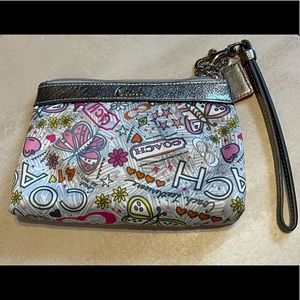 Colorful Coach Clutch